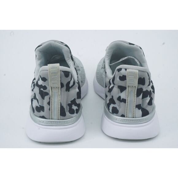 APL Techloom Tracer Knit Training Grey Low Top Sneaker SZ 37 $258 Womens Silver - Picture 7 of 11